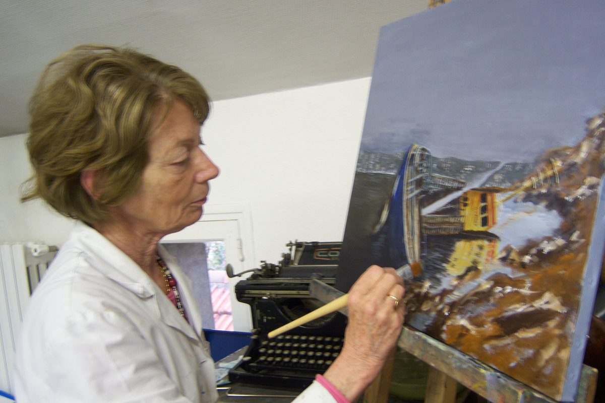 Josée Genermont, Peinture, monotype — Parcours dans les ateliers d'artistes Versaillais