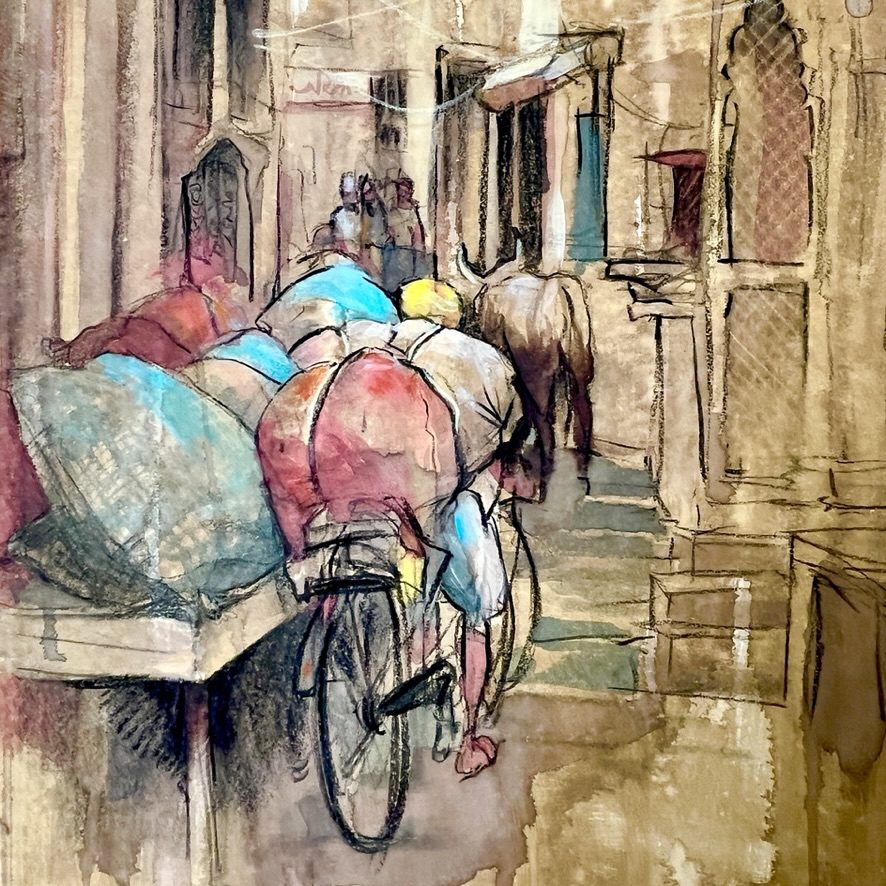 SEVTHEQUEEN, Peinture, carnets de voyage — Versailles