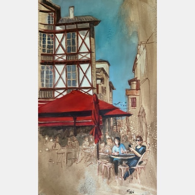 Œuvre de SEVTHEQUEEN (Peinture, carnets de voyage)