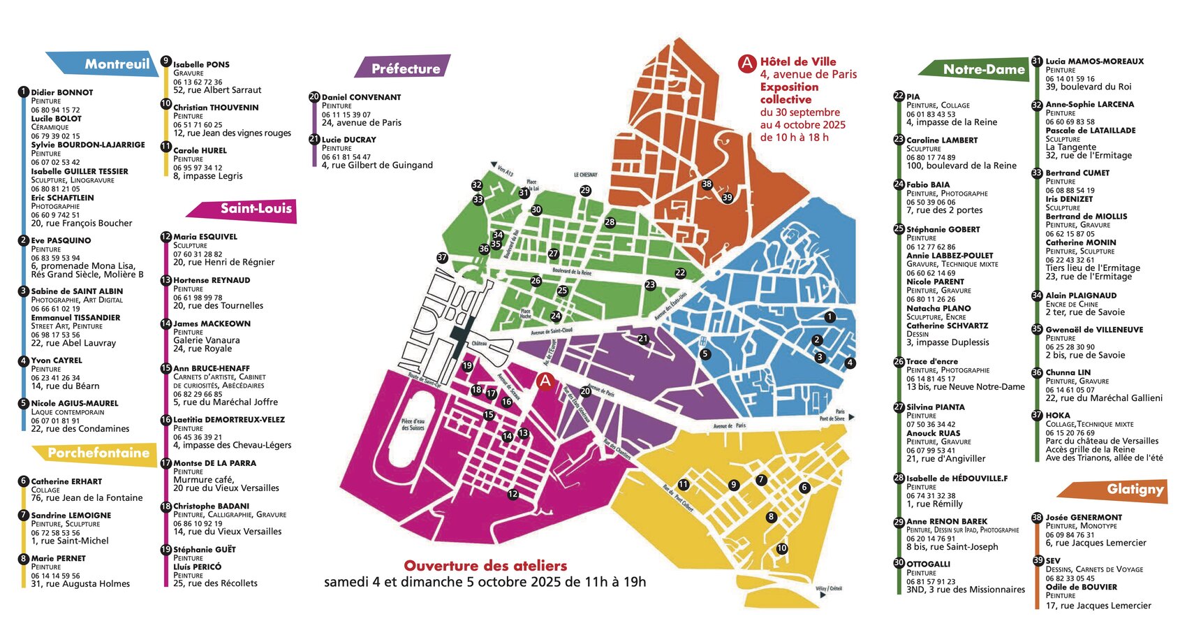 Plan du parcours 2025