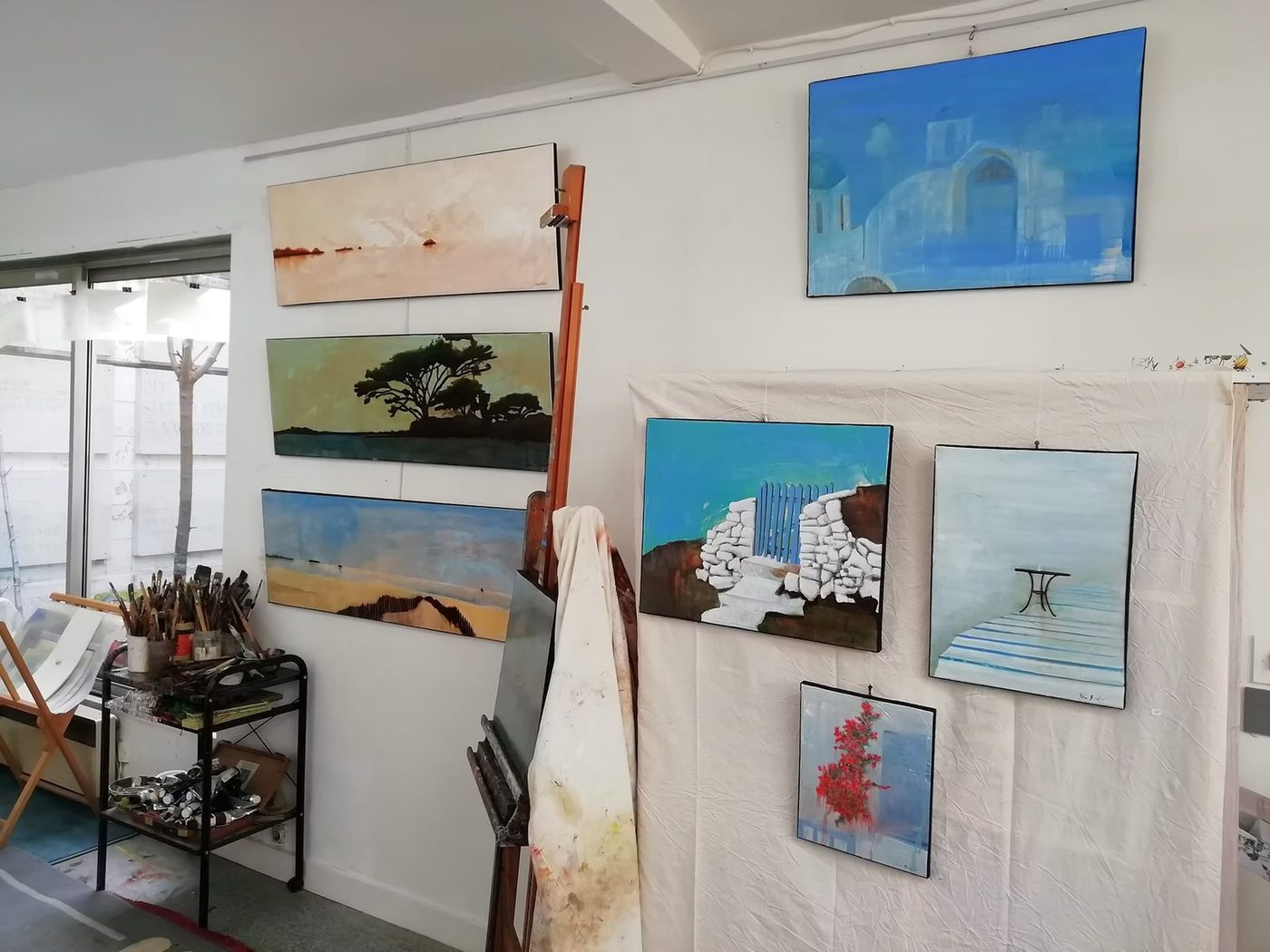 Atelier d'artiste ouvert au public