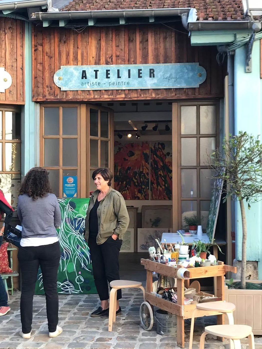 Atelier d'artiste ouvert au public